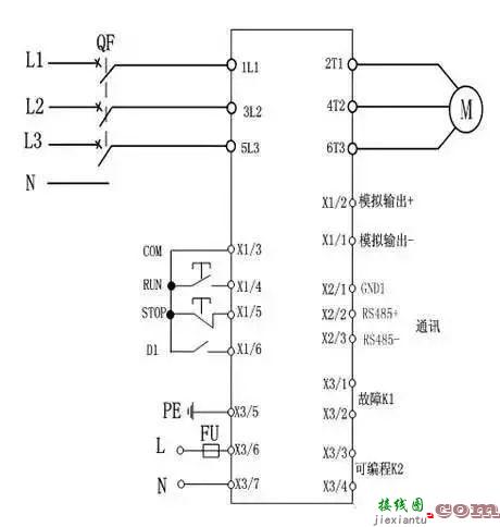 电机软启动器接线图实例分析  第12张