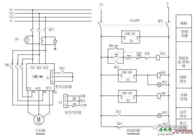 电机软启动器接线图实例分析  第20张