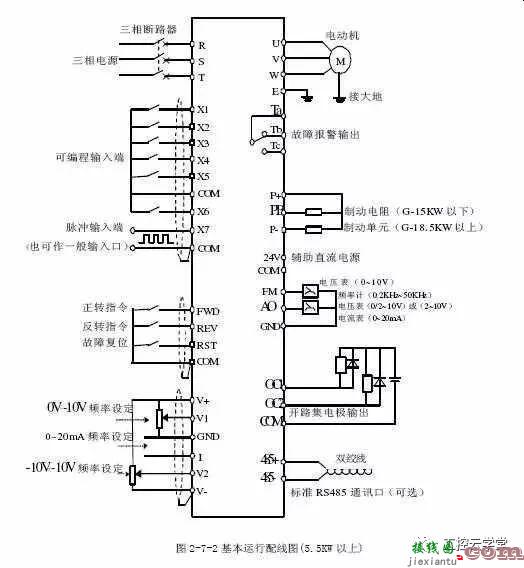 变频器接线图及接线方法  第1张