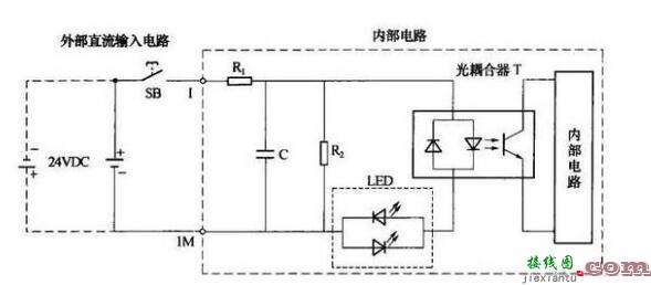 plc输入输出实物接线图  第1张