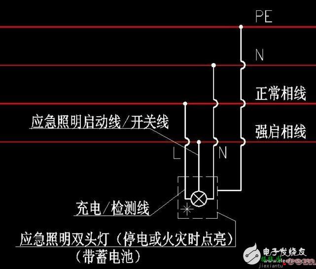 充电应急灯怎么接线图分析  第2张