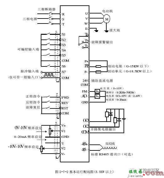 变频器的工作原理及接线图  第1张