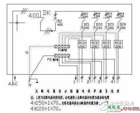 漏电保护器接线图原理_漏电保护器接线方法_三相漏电断路器接线方法详解  第7张