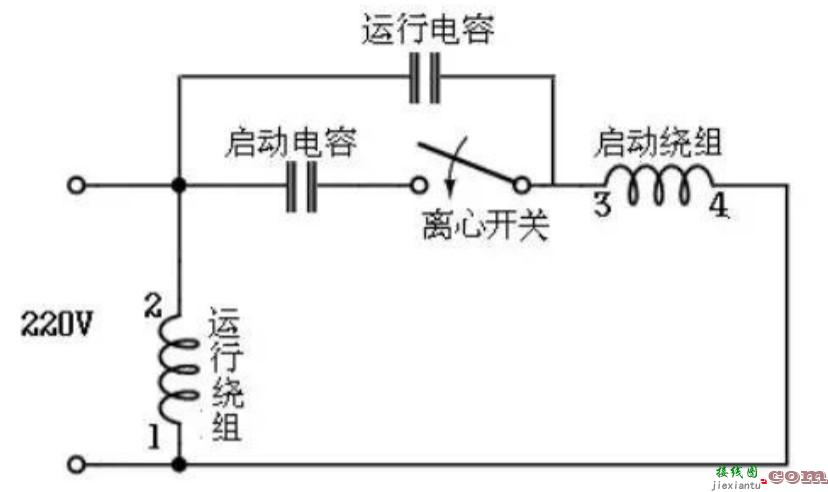 干货|单相电机电容接线图及接法讲解  第6张