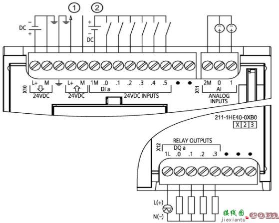 S7-1200系列PLC全套接线图分享  第2张