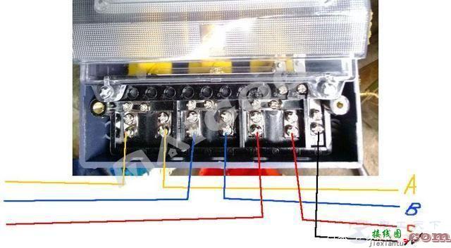 三相四线电度表的接线图  第2张