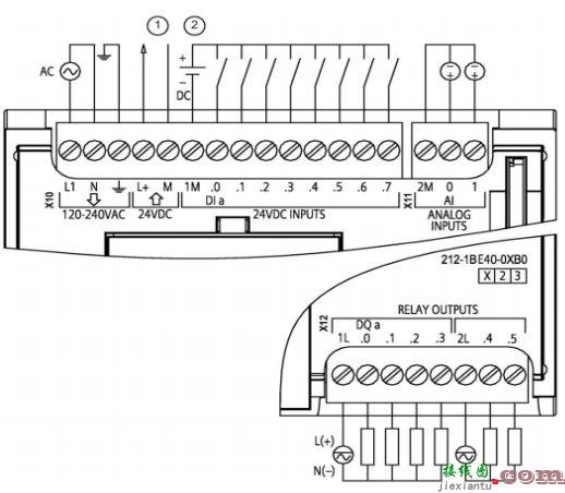 S7-1200系列PLC全套接线图分享  第4张