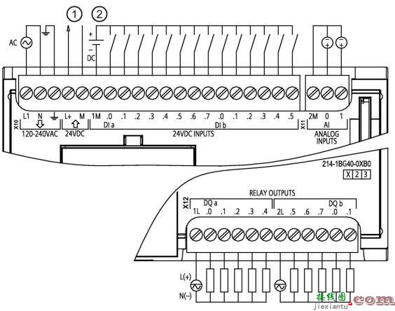 S7-1200系列PLC全套接线图分享  第7张