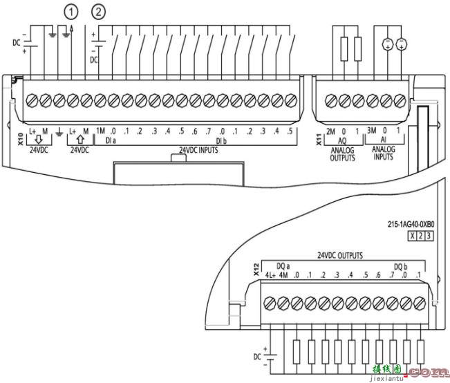 S7-1200系列PLC全套接线图分享  第11张