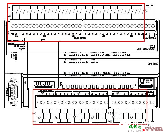 西门子S7-200smart系列plc接线图  第5张