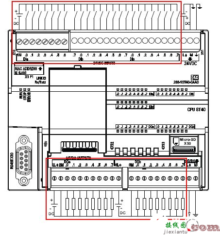 西门子S7-200smart系列plc接线图  第4张