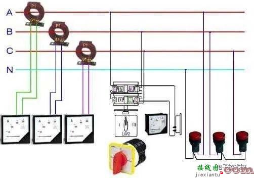 常用公式、单双控开关、电表、断路器接触器接线图  第69张