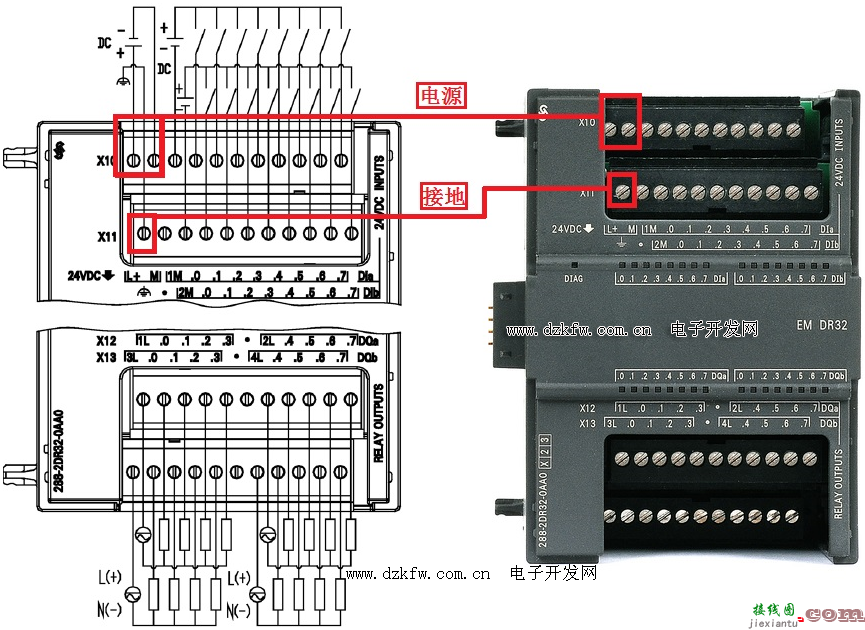 西门子S7-200smart系列plc接线图  第23张