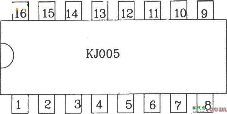 KJ005可控硅移相触发器外电路接线图  第1张