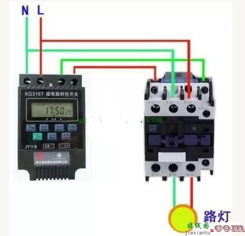 220v接触器接时控开关怎么接  第2张