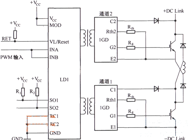 SCALE驱动器接线电路  第1张