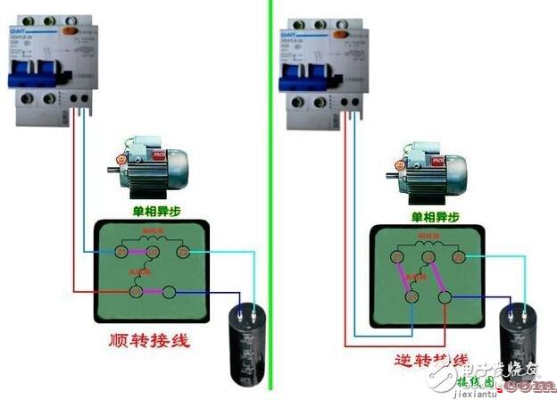 单相电机接线柱接法_三相电机接线柱怎么接_3个或6个电机接线柱怎么接  第2张