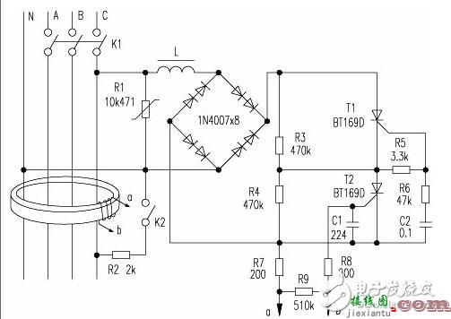 漏电断路器工作原理_漏电断路器接线图及漏电断路器和空气开关的区别  第1张