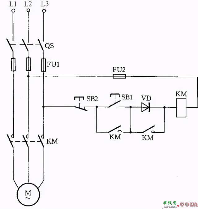 电工常用的41例接线方法  第14张