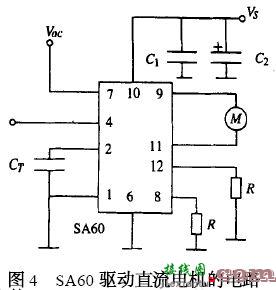 SA60驱动直流电动机的电路  第1张