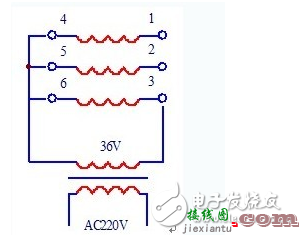 三相异步电动机绕组接线图和首末端判断方法图解  第3张