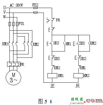 具有互锁功能的PLC程序梯形图  第1张