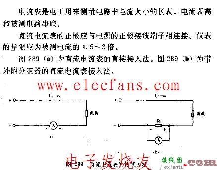 直流电流表的接线方法电路图  第1张