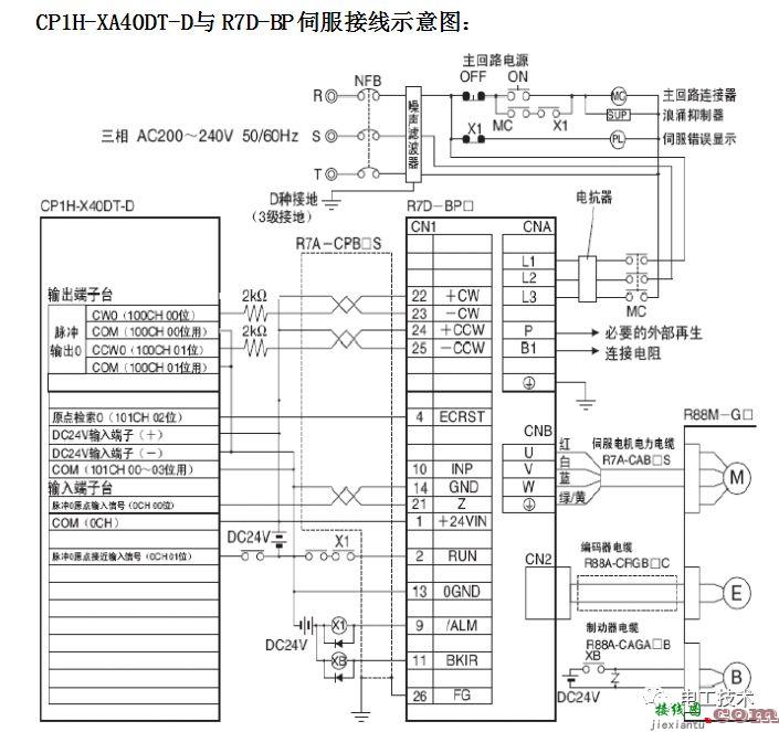 PLC与伺服驱动器的正确接线方法  第1张