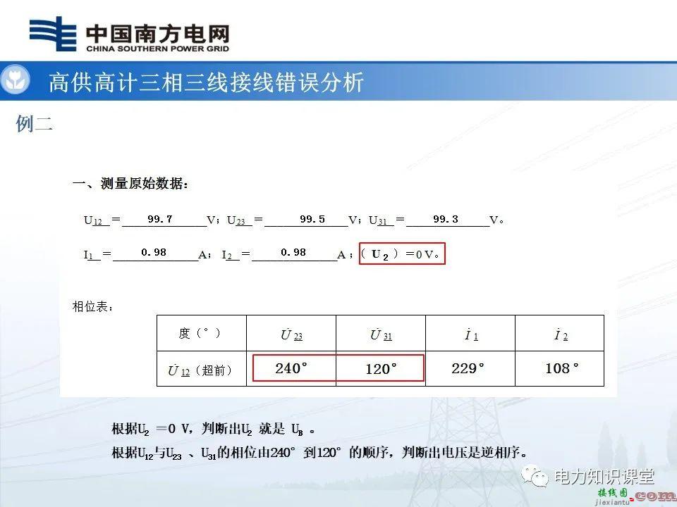 高供高计三相三线计量基础知识  高供高计三相三线接线错误分析 第48张