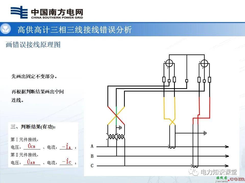 高供高计三相三线计量基础知识  高供高计三相三线接线错误分析 第56张