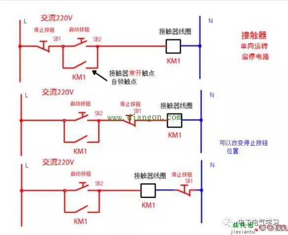 分享从简单到复杂的交流接触器常用接线电路图和实物图  第12张