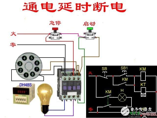 更多电工接线图 - 电工基本常识：电工常见电路接线大全_电工常用符号_电工口诀  第6张