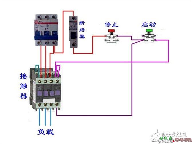 更多电工接线图 - 电工基本常识：电工常见电路接线大全_电工常用符号_电工口诀  第12张