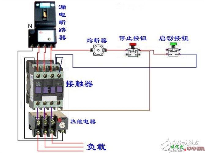 更多电工接线图 - 电工基本常识：电工常见电路接线大全_电工常用符号_电工口诀  第18张