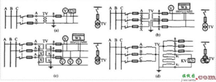 电压互感器基础知识（电气符号_接线方式及使用注意事项）  第3张