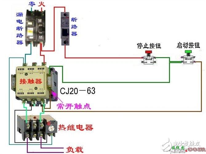 更多电工接线图 - 电工基本常识：电工常见电路接线大全_电工常用符号_电工口诀  第26张