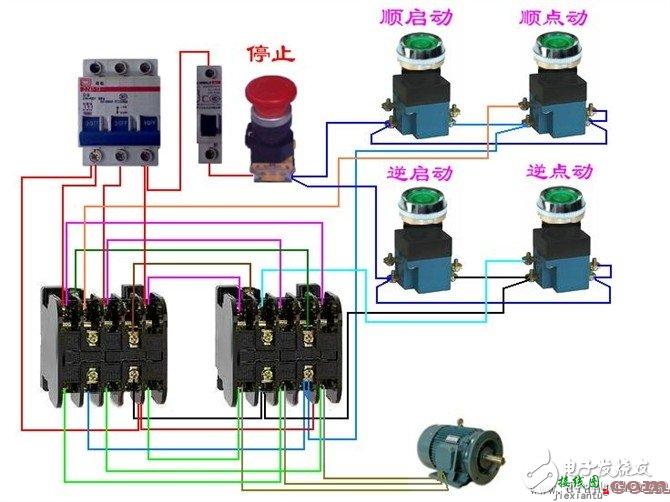 更多电工接线图 - 电工基本常识：电工常见电路接线大全_电工常用符号_电工口诀  第36张