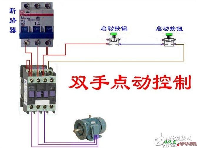 更多电工接线图 - 电工基本常识：电工常见电路接线大全_电工常用符号_电工口诀  第40张