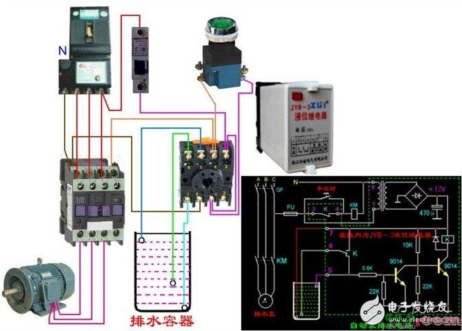 更多电工接线图 - 电工基本常识：电工常见电路接线大全_电工常用符号_电工口诀  第47张