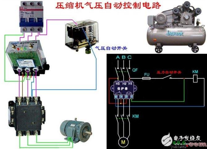 更多电工接线图 - 电工基本常识：电工常见电路接线大全_电工常用符号_电工口诀  第49张