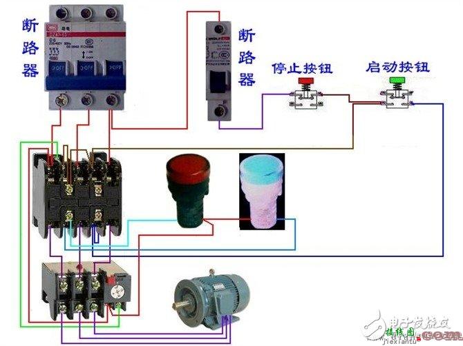 更多电工接线图 - 电工基本常识：电工常见电路接线大全_电工常用符号_电工口诀  第50张