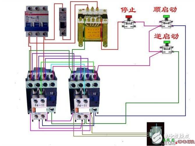 更多电工接线图 - 电工基本常识：电工常见电路接线大全_电工常用符号_电工口诀  第55张