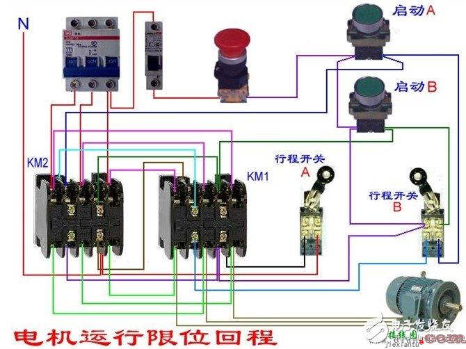 更多电工接线图 - 电工基本常识：电工常见电路接线大全_电工常用符号_电工口诀  第57张