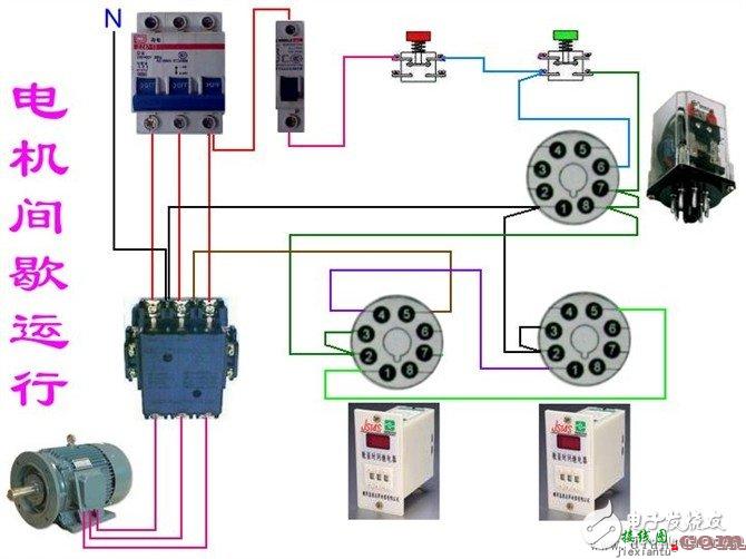 更多电工接线图 - 电工基本常识：电工常见电路接线大全_电工常用符号_电工口诀  第63张