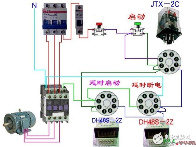 更多电工接线图 - 电工基本常识：电工常见电路接线大全_电工常用符号_电工口诀  第66张