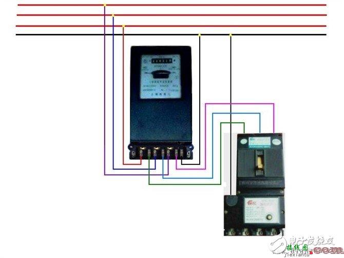 更多电工接线图 - 电工基本常识：电工常见电路接线大全_电工常用符号_电工口诀  第89张