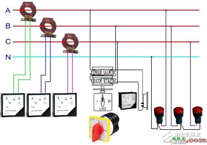 更多电工接线图 - 电工基本常识：电工常见电路接线大全_电工常用符号_电工口诀  第106张