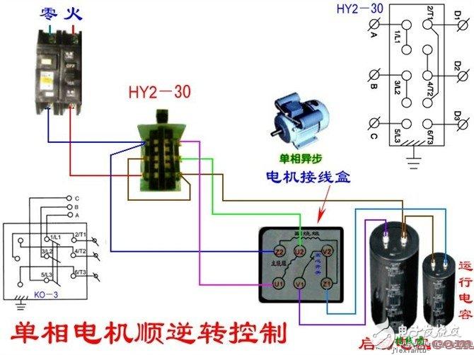 更多电工接线图 - 电工基本常识：电工常见电路接线大全_电工常用符号_电工口诀  第119张