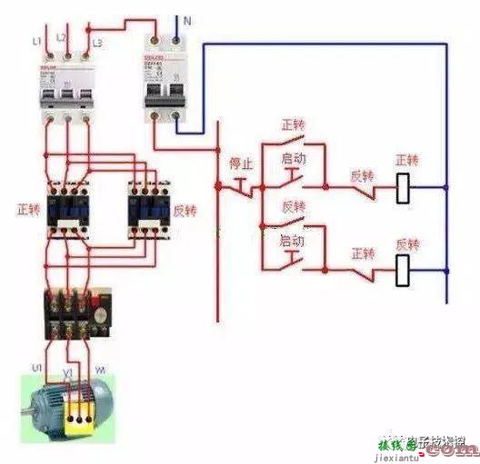 控制电机正反转的接线方法  第6张