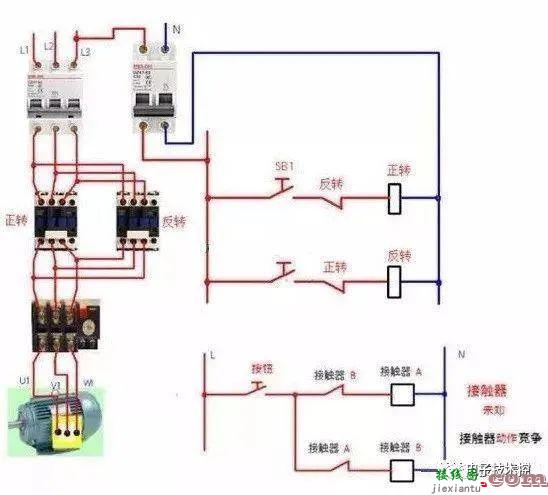 控制电机正反转的接线方法  第4张